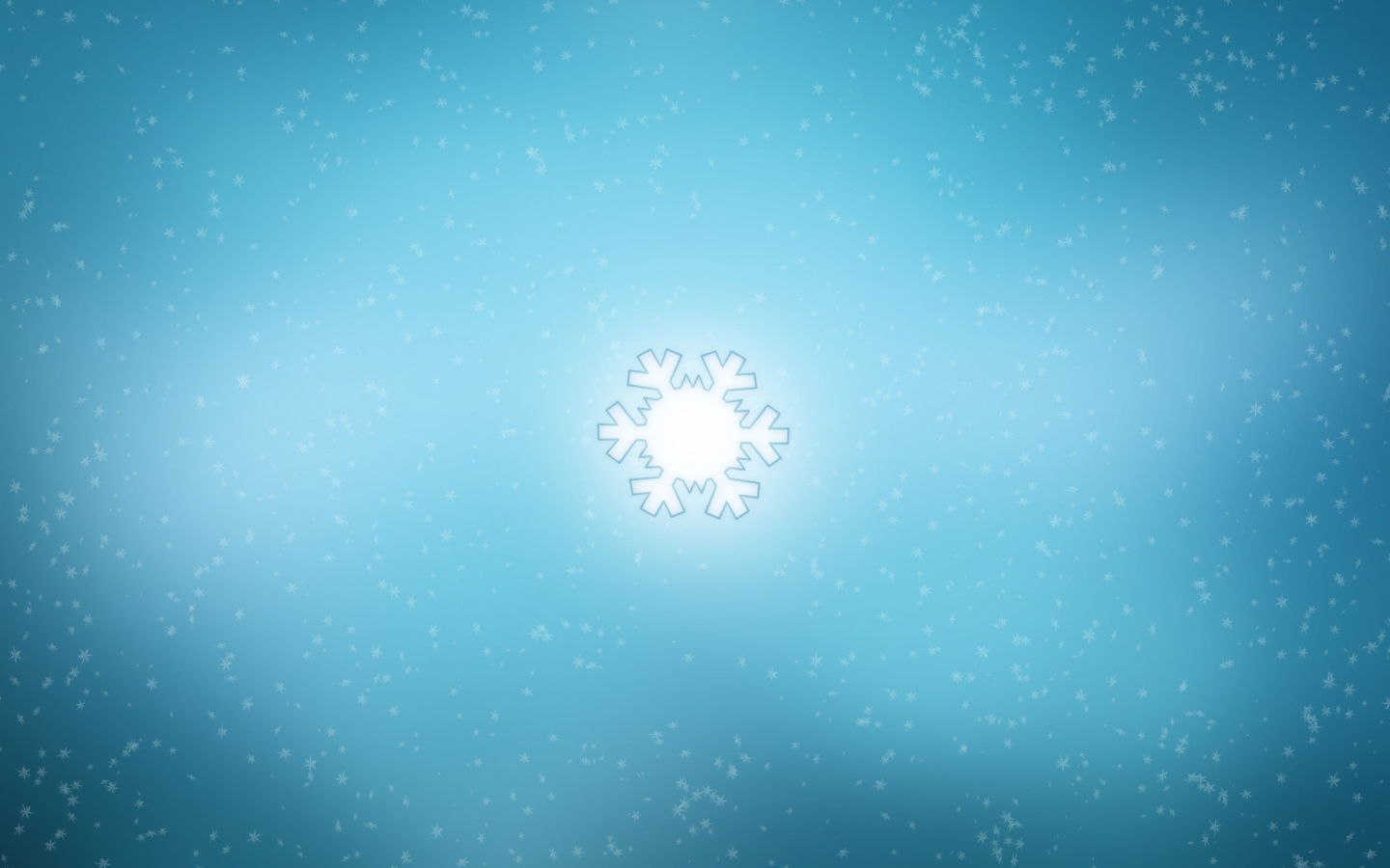 Screenshot №1 pro téma Snowflake 1440x900