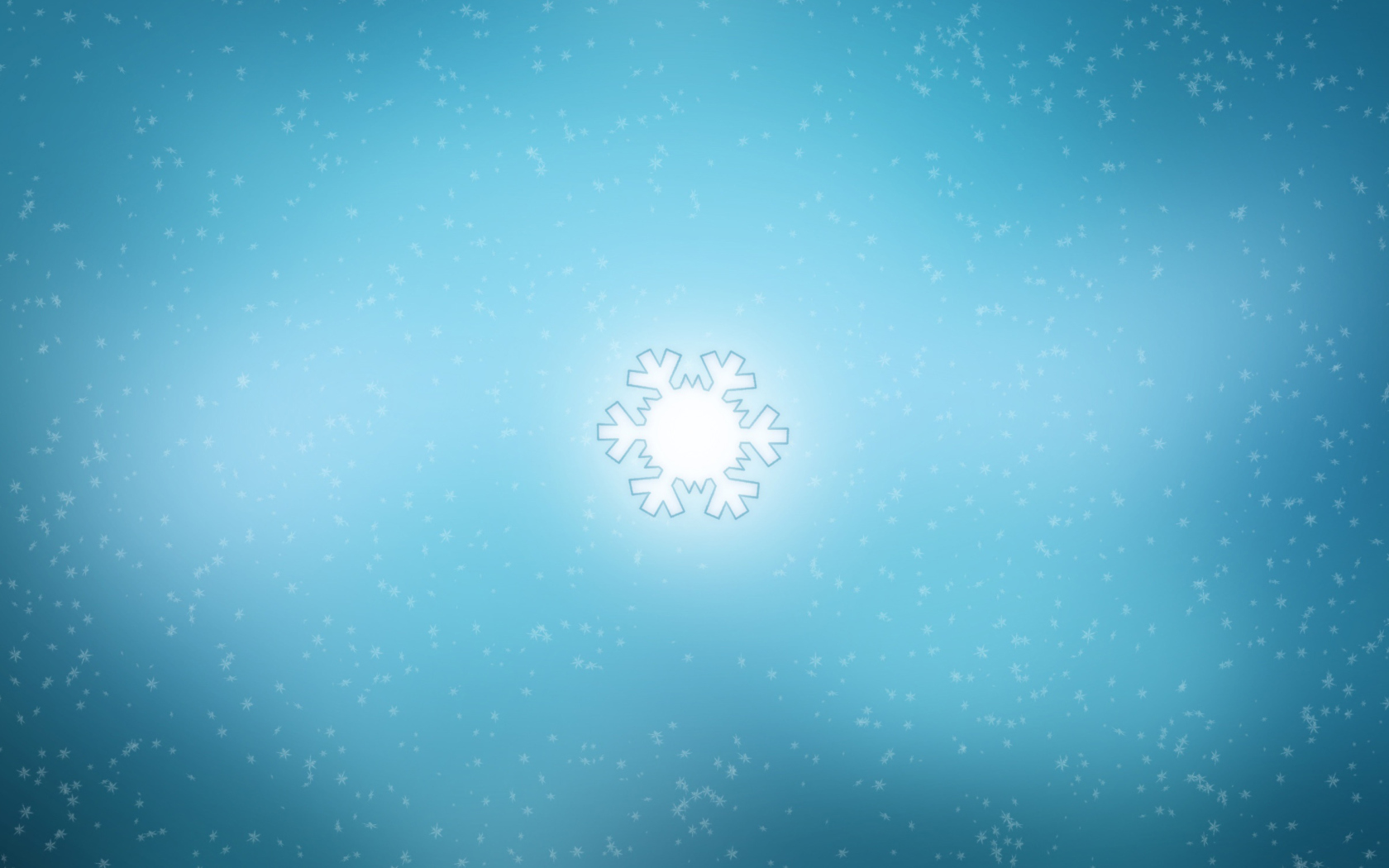 Screenshot №1 pro téma Snowflake 1680x1050