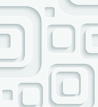 Kostenloses 3D Effect White Pattern Wallpaper für iPad 3
