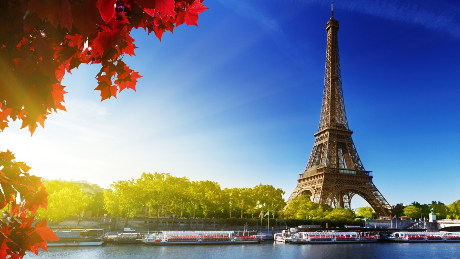 Fondo de pantalla Autumn In Paris 1600x900