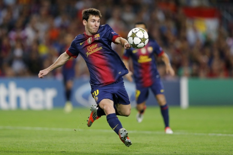 Screenshot №1 pro téma Lionel Messi, Barcelona 480x320