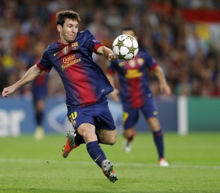 Lionel Messi, Barcelona - Obrázkek zdarma pro iPad Air