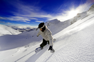 Outdoor activities as Snowboarding Background for Android, iPhone and iPad