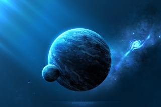 Blue Space - Obrázkek zdarma pro Samsung Galaxy Tab 2 10.1