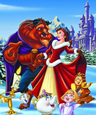 Belles Christmas Disney - Obrázkek zdarma pro iPhone 5C