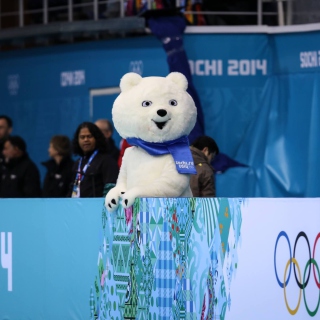 Sochi 2014 Olympics Teddy Bear sfondi gratuiti per iPad Air