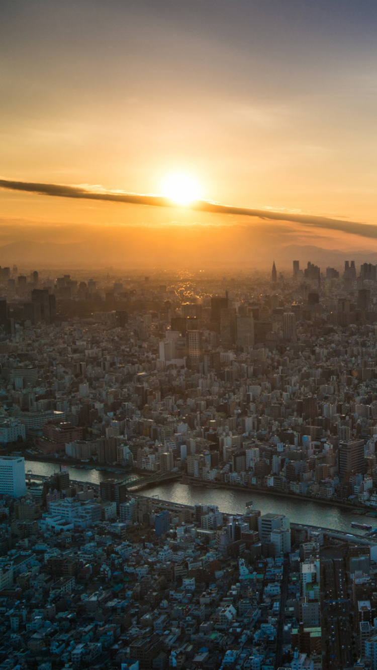 Das Breaking Dawn in Tokyo Wallpaper 750x1334