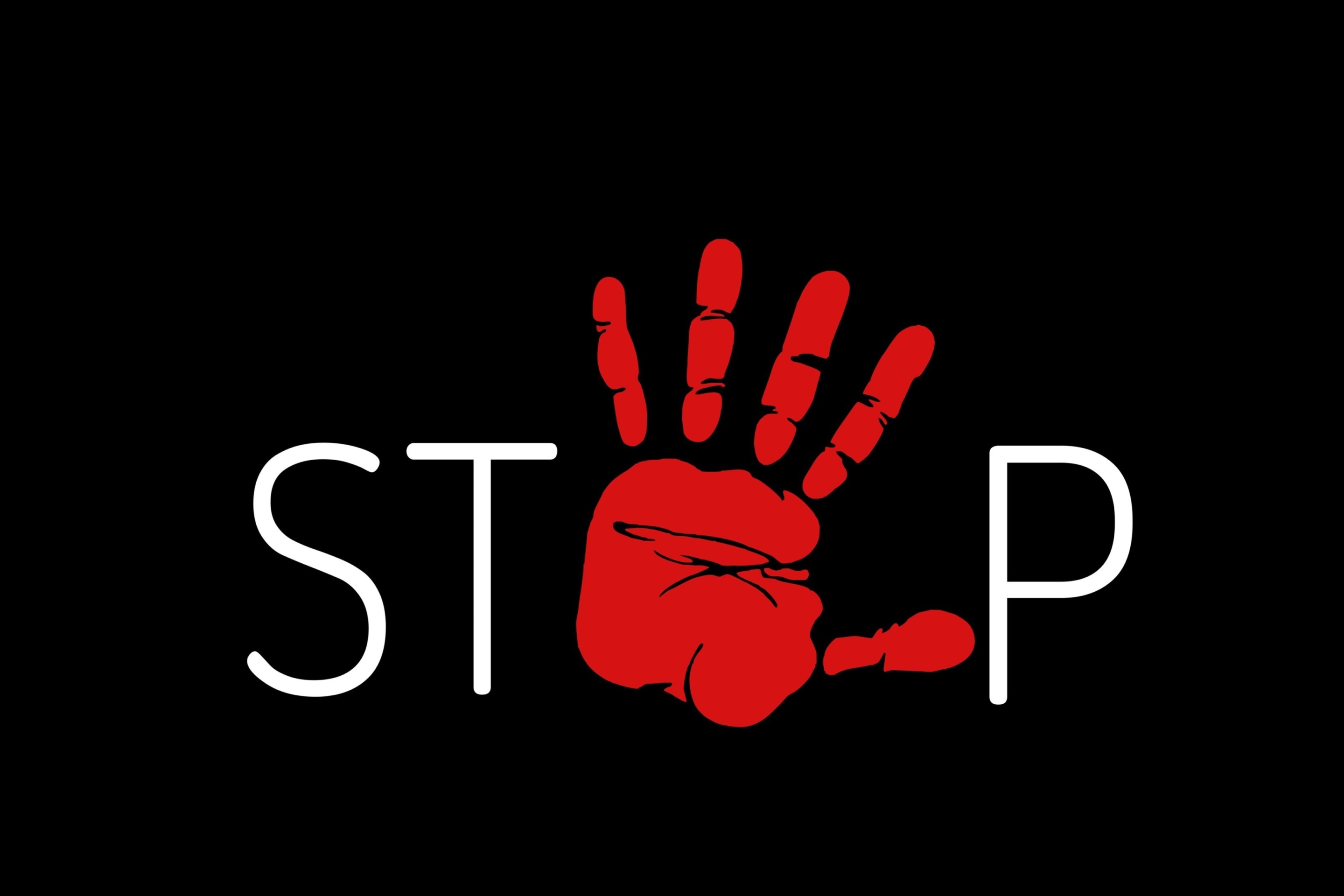 Обои Stop sign 2880x1920