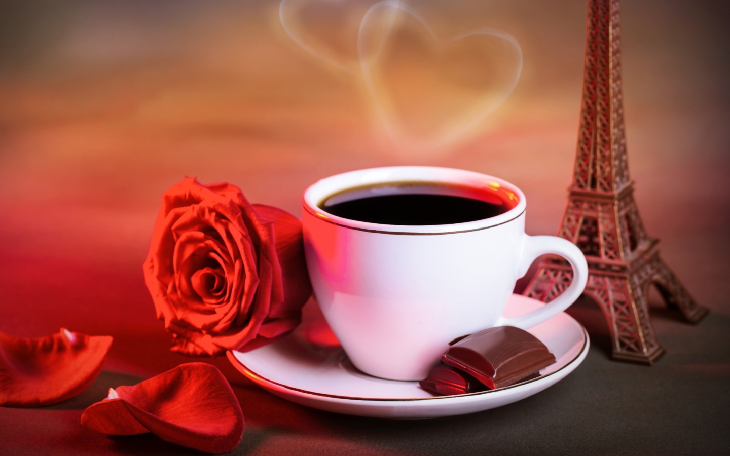 Обои Romantic Coffee 1440x900
