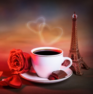 Romantic Coffee - Obrázkek zdarma pro iPad Air