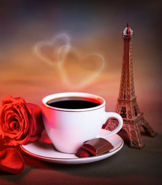 Romantic Coffee - Obrázkek zdarma pro iPhone 4S