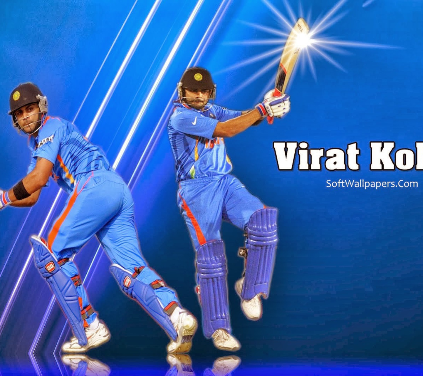 Fondo de pantalla Virat Kohli and MS Dhoni 1440x1280