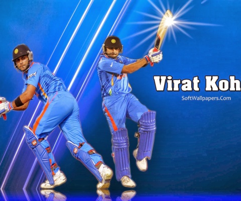 Fondo de pantalla Virat Kohli and MS Dhoni 480x400