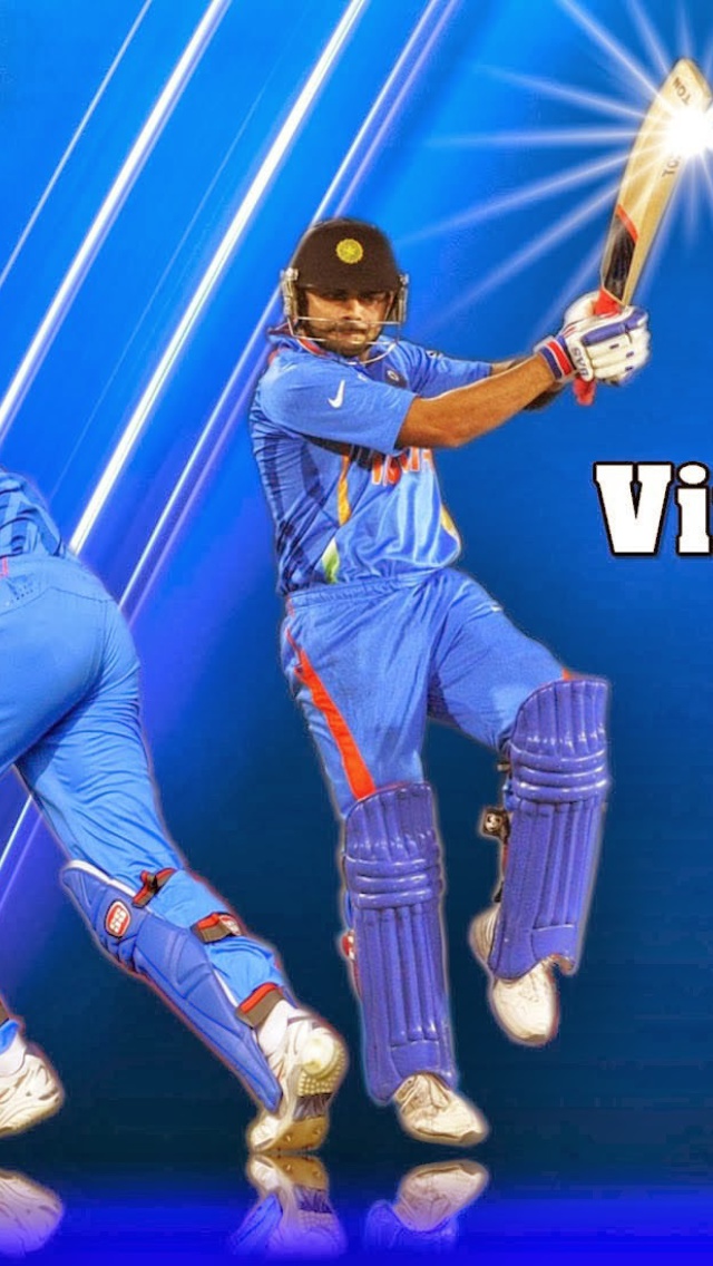 Virat Kohli and MS Dhoni screenshot #1 640x1136