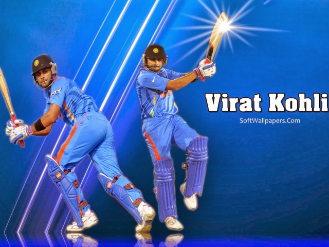 Fondo de pantalla Virat Kohli and MS Dhoni 640x480