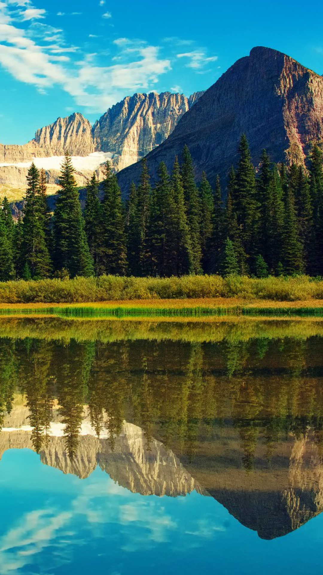 Das Glacier National Park in Montana Wallpaper 1080x1920