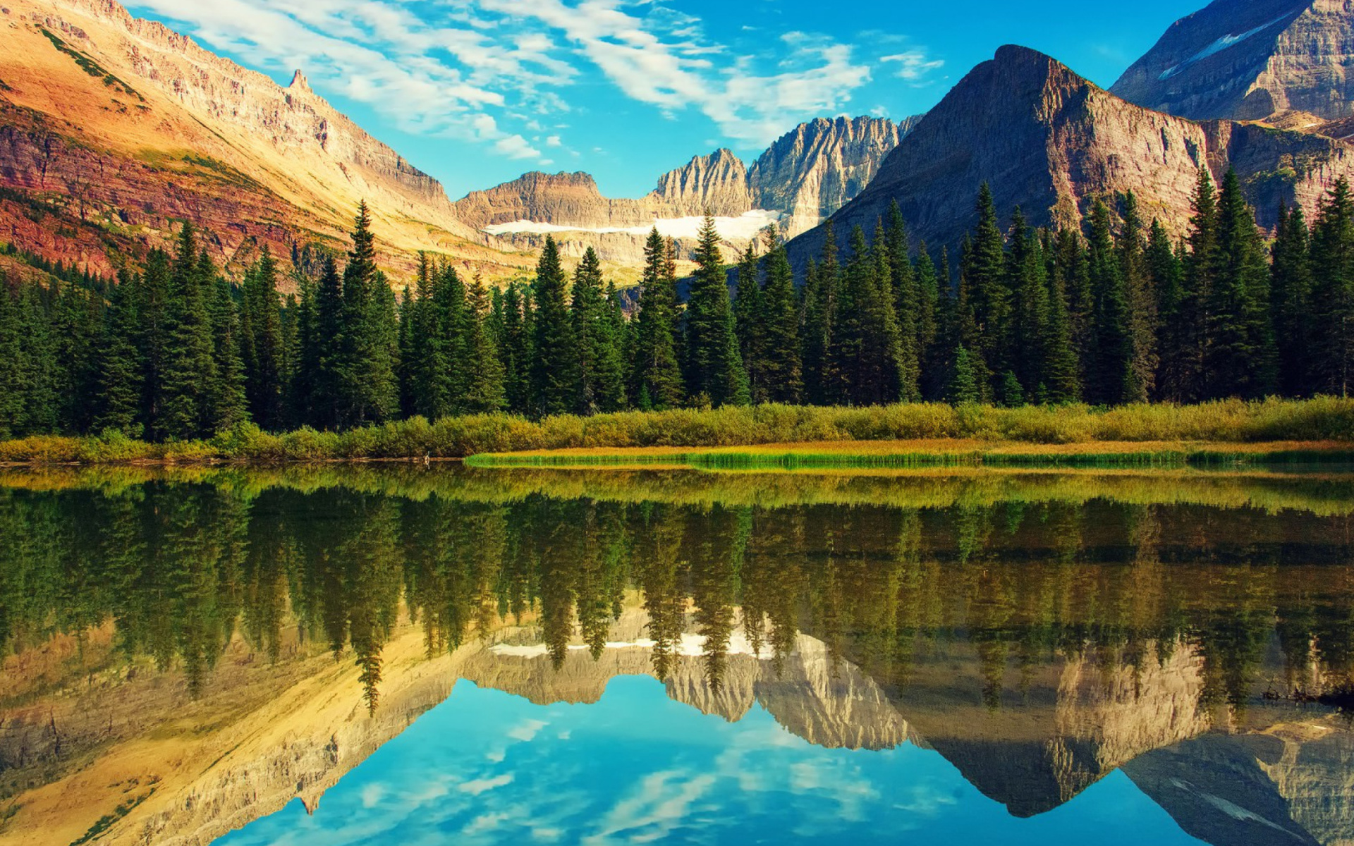 Обои Glacier National Park in Montana 1920x1200