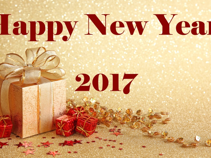 Screenshot №1 pro téma Happy New Year 2017 with Gifts 800x600