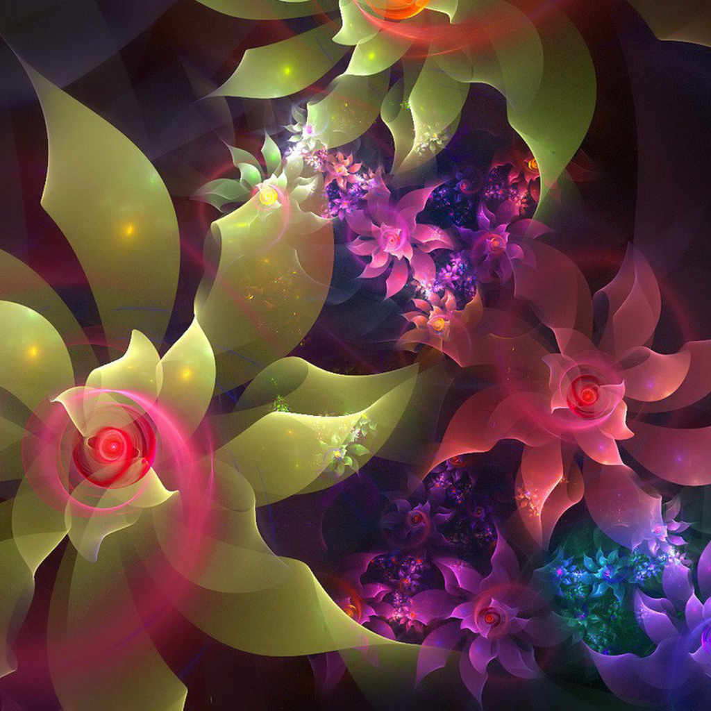 Screenshot №1 pro téma Flowers Art 1024x1024
