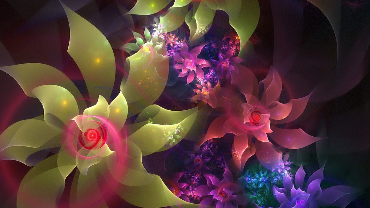 Screenshot №1 pro téma Flowers Art 1280x720