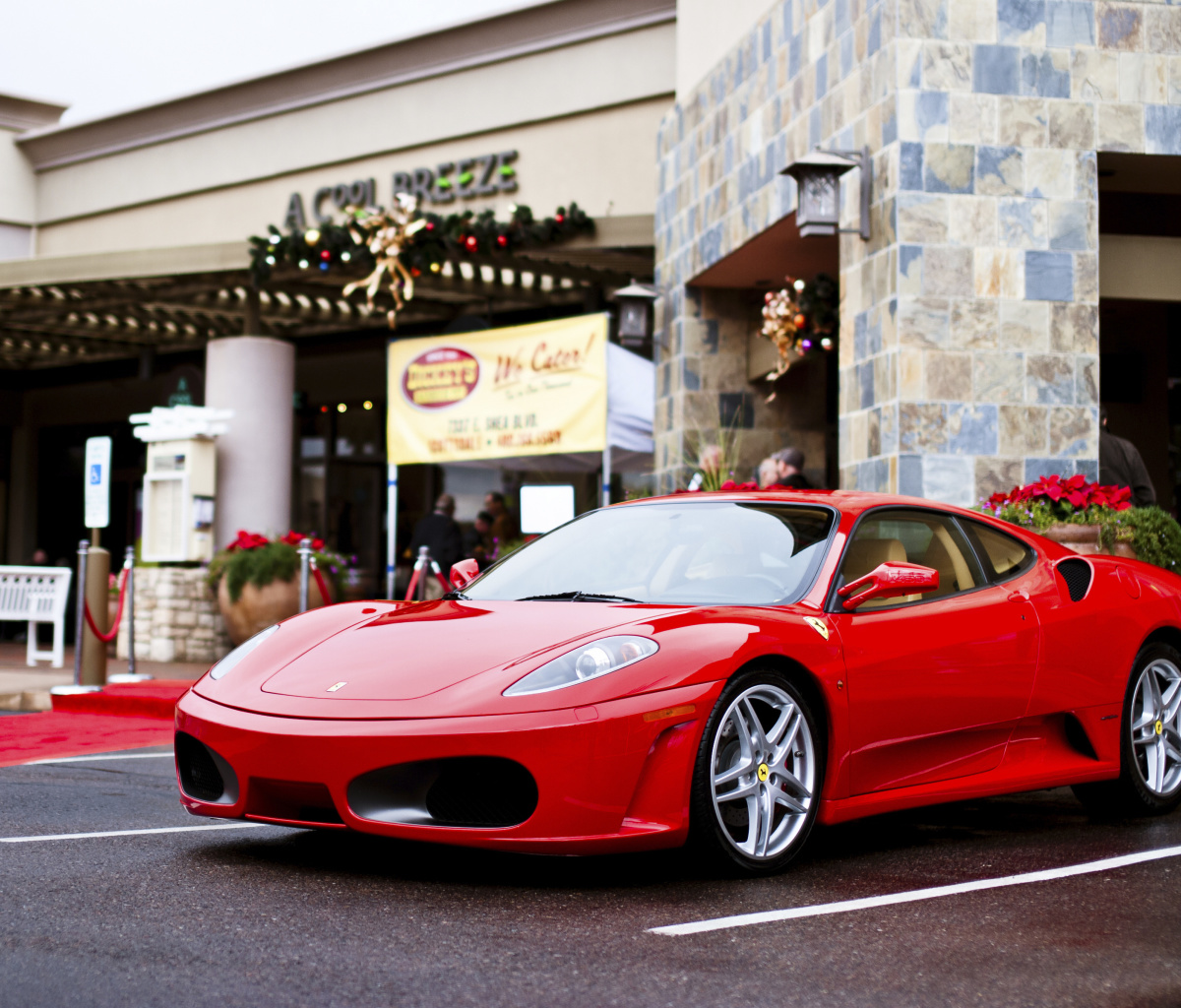 Screenshot №1 pro téma Ferrari F430 in City 1200x1024