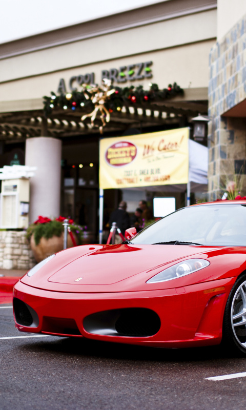 Ferrari F430 in City screenshot #1 480x800