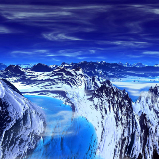 Blue Mountain - Obrázkek zdarma pro iPad