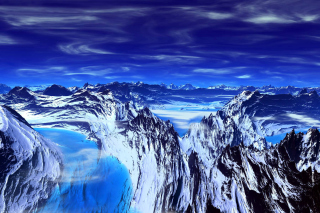 Blue Mountain - Obrázkek zdarma pro Nokia Asha 302