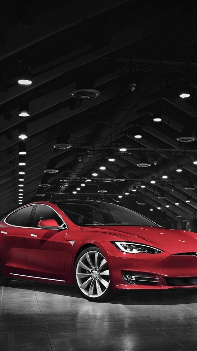 Tesla Model S wallpaper 640x1136