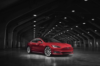 Tesla Model S Background for Android, iPhone and iPad