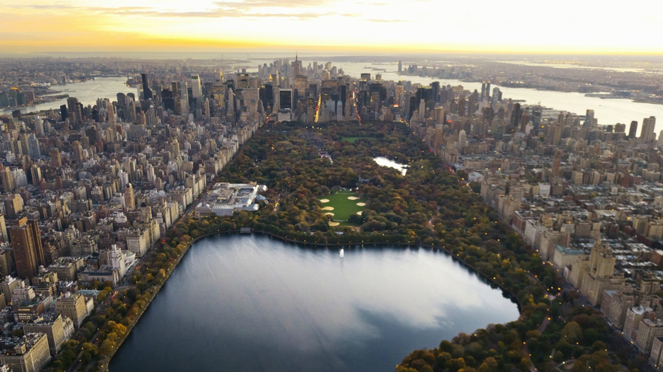 Обои Central Park 1366x768