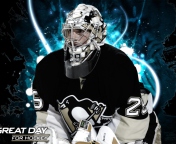 Обои Pittsburgh Penguins Marc Andre Fleury 176x144