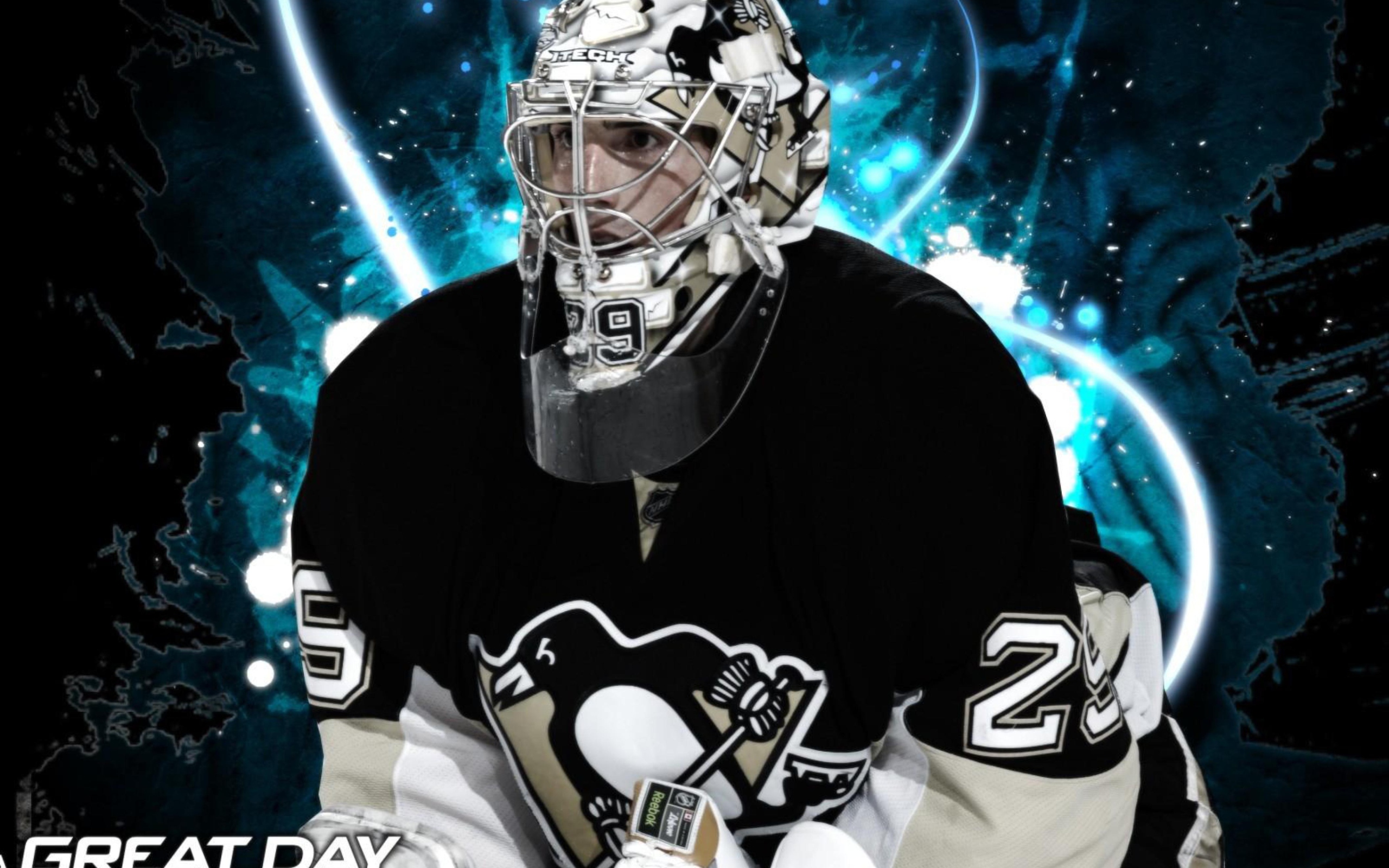 Das Pittsburgh Penguins Marc Andre Fleury Wallpaper 2560x1600