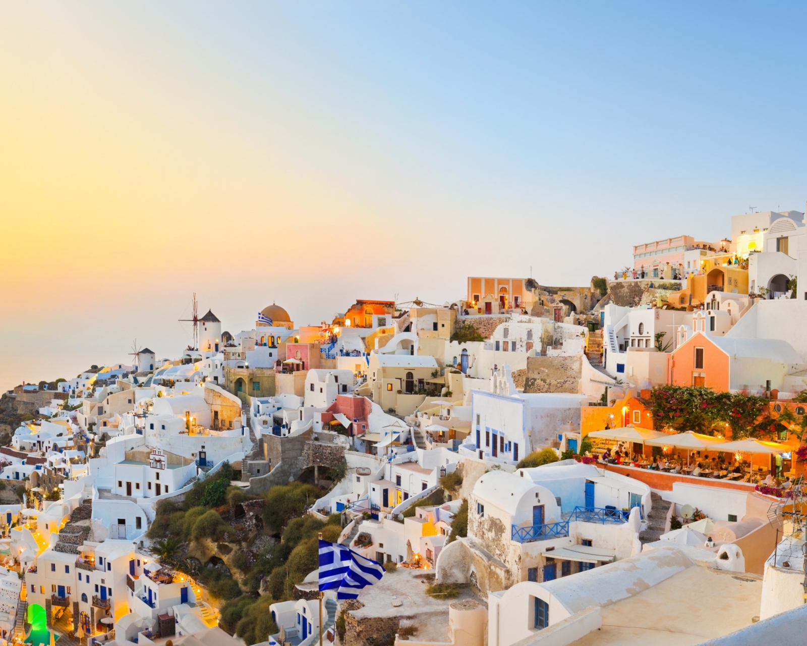 Fondo de pantalla Santorini Greece 1600x1280