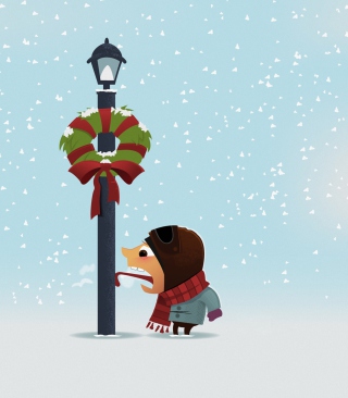 Cold Christmas Day - Obrázkek zdarma pro iPhone 5S