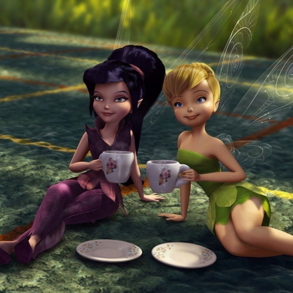 Обои Tinker Bell And The Great Fairy Rescue 1024x1024