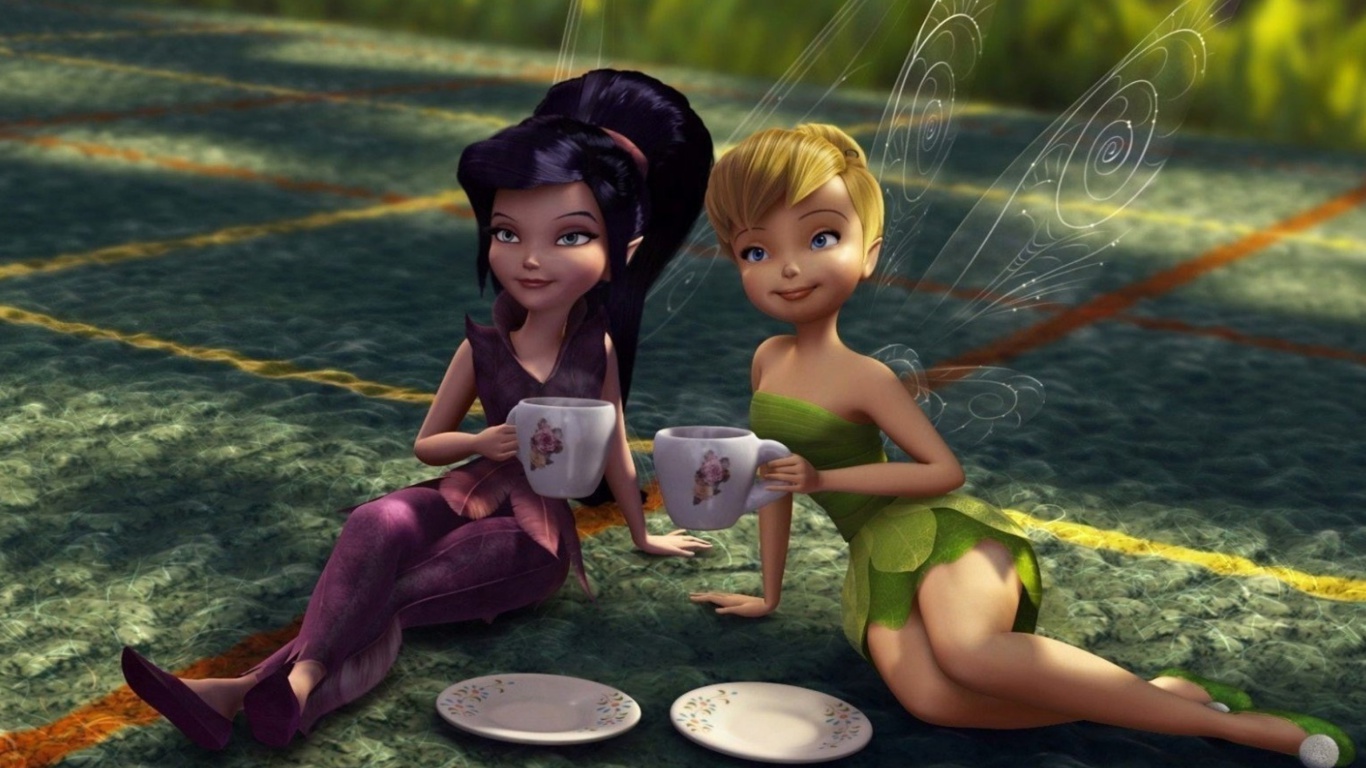 Tinker Bell And The Great Fairy Rescue wallpaper 1366x768