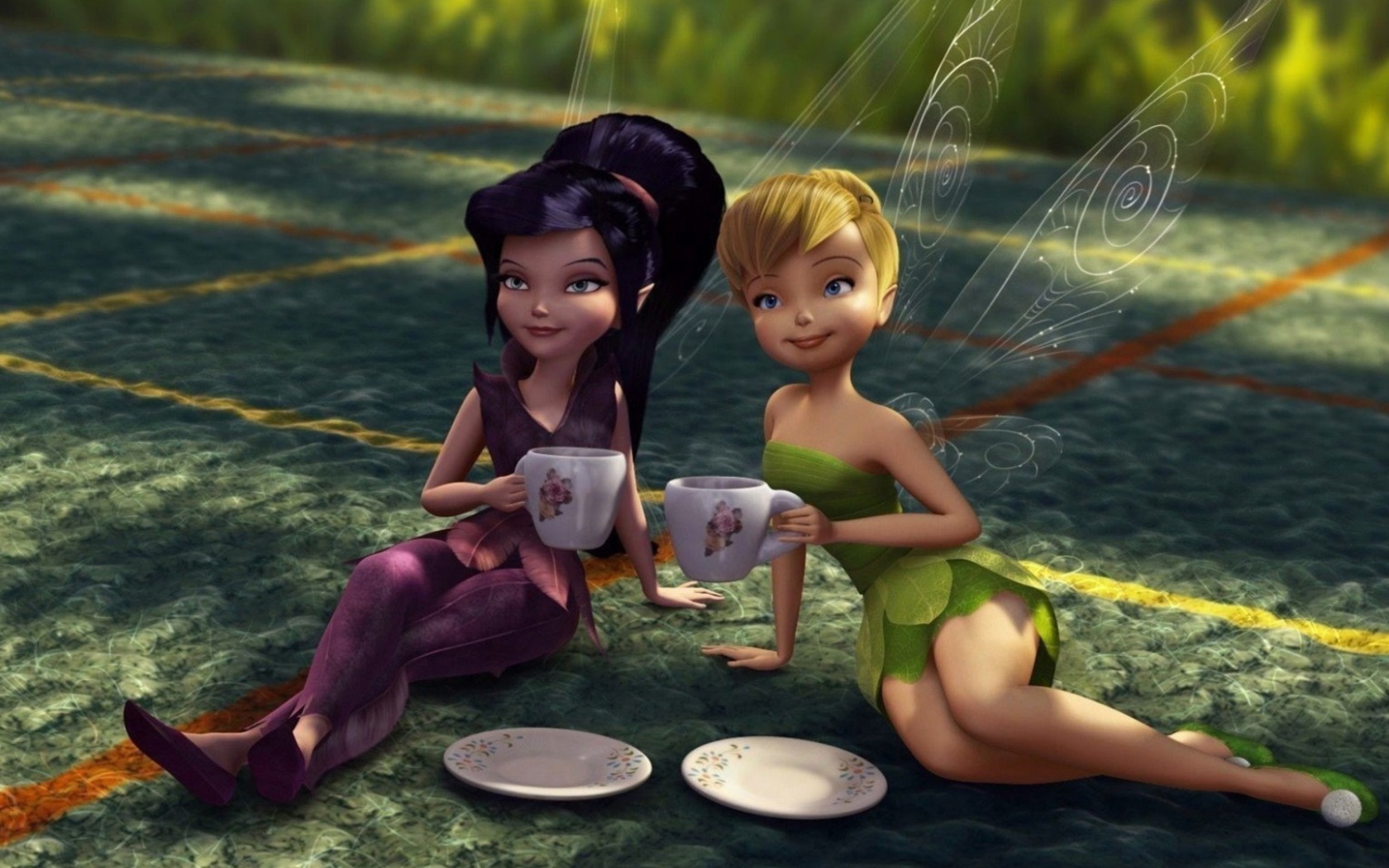Screenshot №1 pro téma Tinker Bell And The Great Fairy Rescue 1680x1050