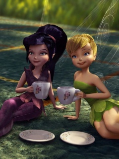 Das Tinker Bell And The Great Fairy Rescue Wallpaper 240x320