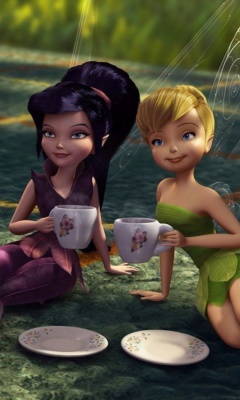 Das Tinker Bell And The Great Fairy Rescue Wallpaper 240x400