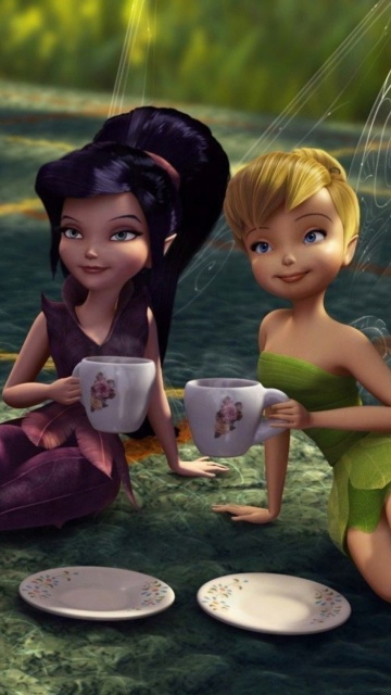 Tinker Bell And The Great Fairy Rescue wallpaper 360x640