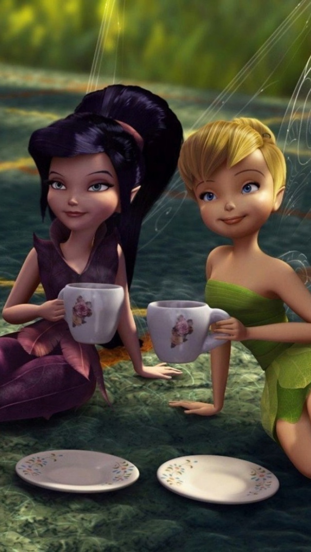 Screenshot №1 pro téma Tinker Bell And The Great Fairy Rescue 640x1136