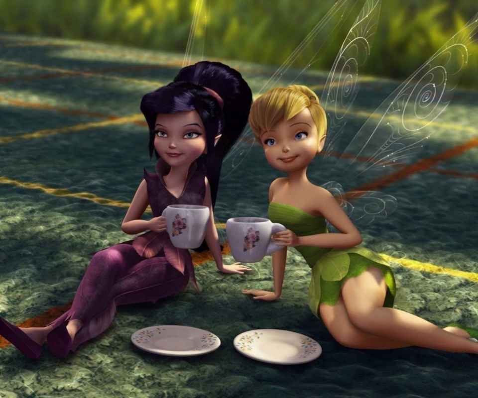 Обои Tinker Bell And The Great Fairy Rescue 960x800