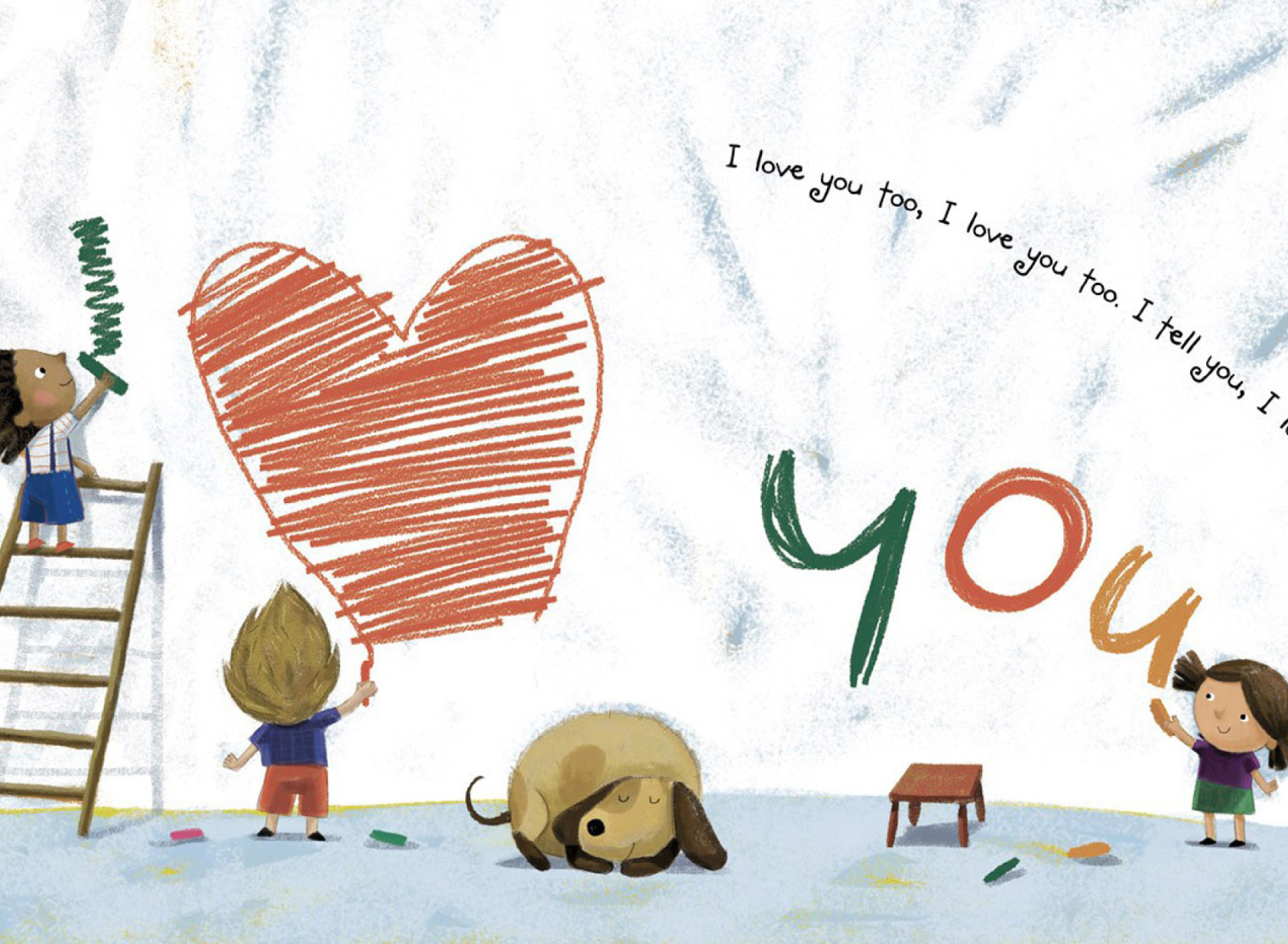 Screenshot №1 pro téma I Love You Creatures 1920x1408