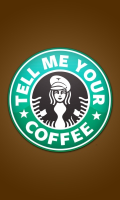 Screenshot №1 pro téma Starbucks Coffee Logo 240x400