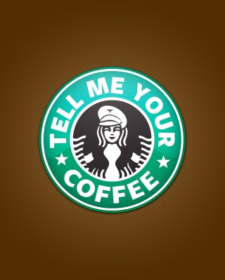 Starbucks Coffee Logo - Obrázkek zdarma pro 750x1334