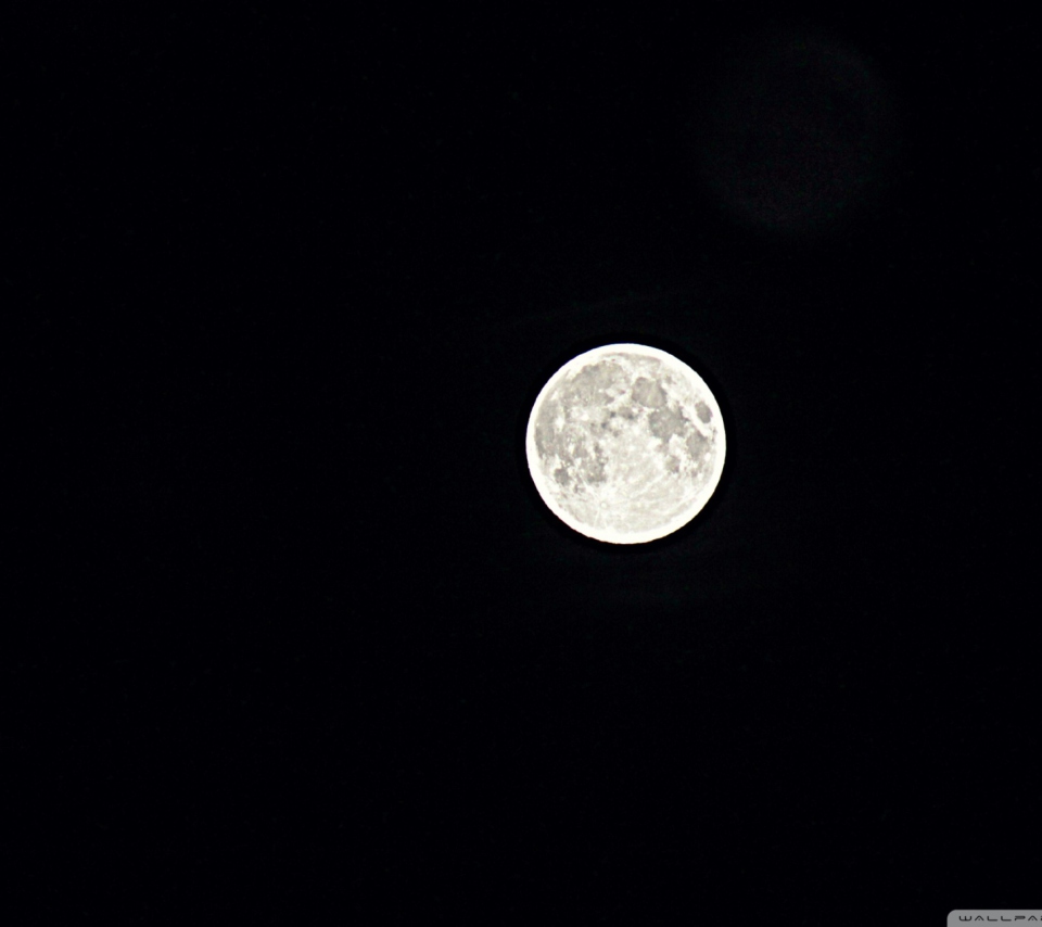 Screenshot №1 pro téma Moon In Black Sky 960x854