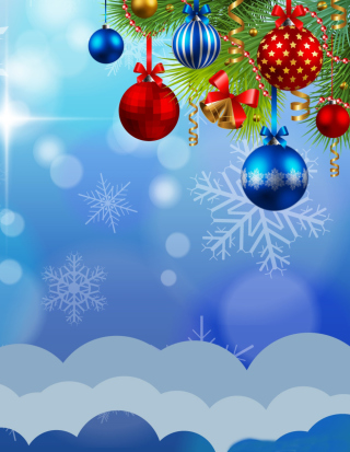 Christmas Garland Decor - Obrázkek zdarma pro Nokia X1-00