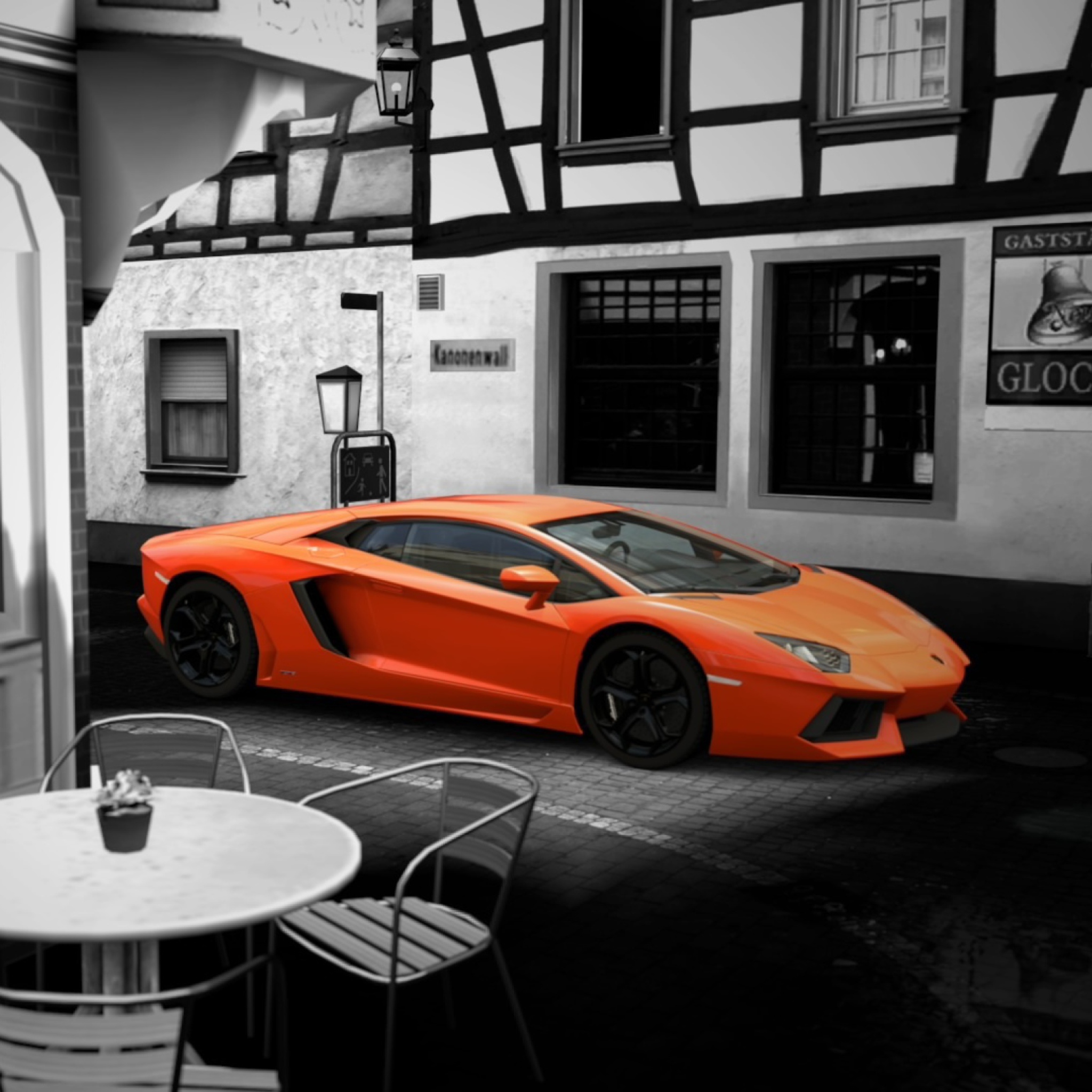 Screenshot №1 pro téma Lamborghini Aventador 2048x2048