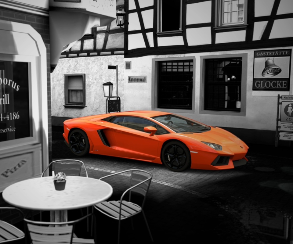 Screenshot №1 pro téma Lamborghini Aventador 960x800